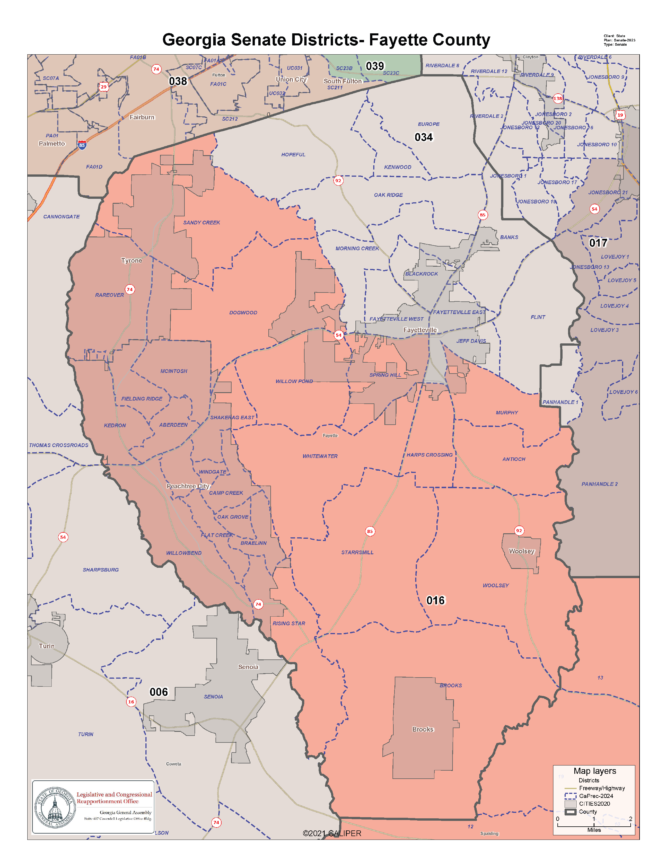 Georgia-State-Senate-Districts-Map 2026 Pic